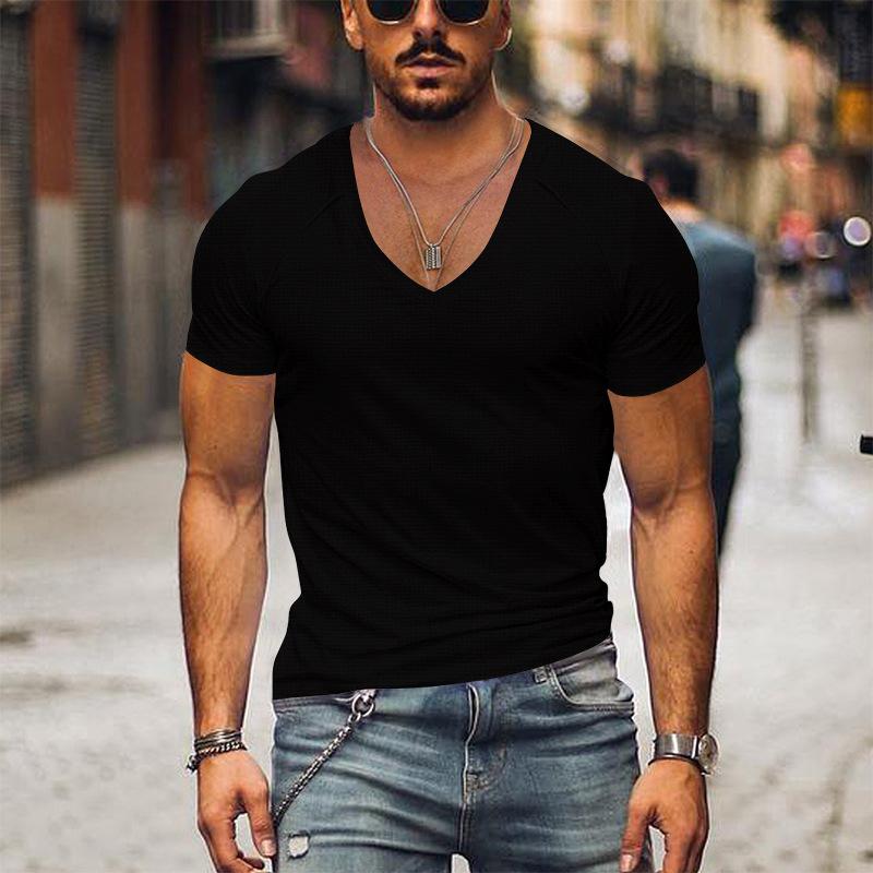 Diego - Comfortabele  V-hals T-Shirt Heren