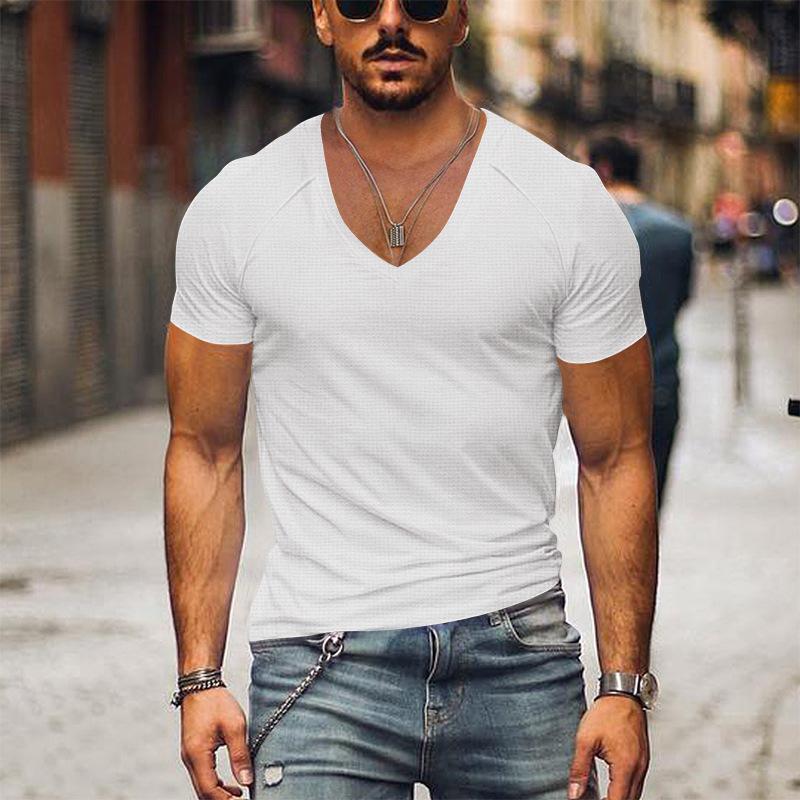 Diego - Comfortabele  V-hals T-Shirt Heren