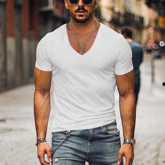 Diego - Comfortabele  V-hals T-Shirt Heren