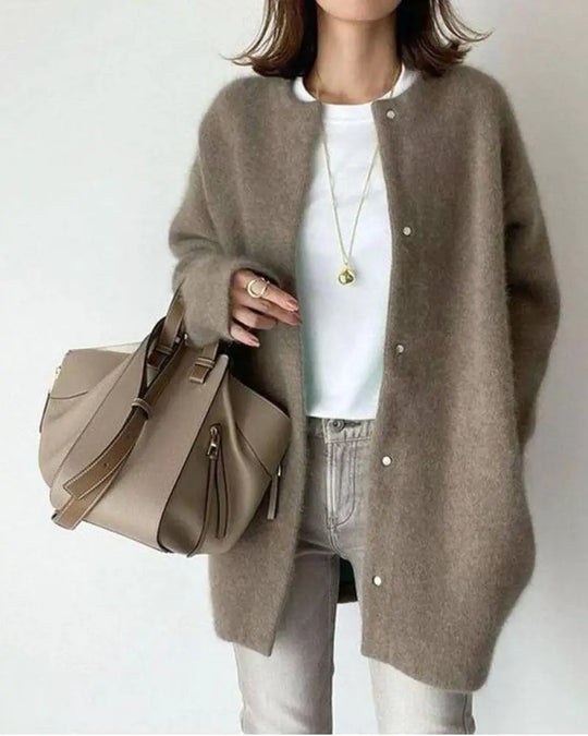 Brigitte - Elegant Lang Wollen Vest