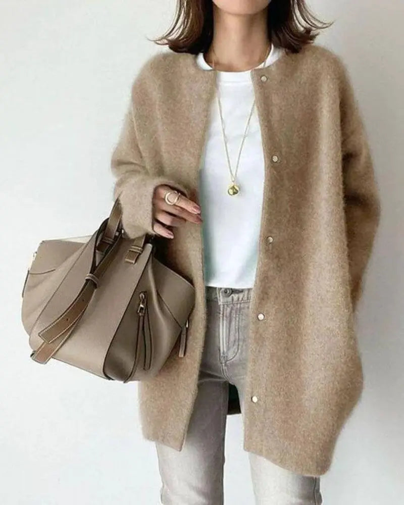 Brigitte - Elegant Lang Wollen Vest
