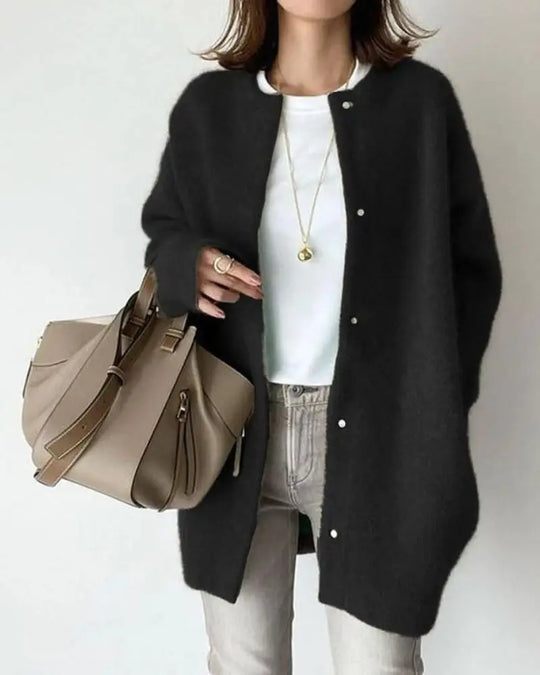 Brigitte - Elegant Lang Wollen Vest