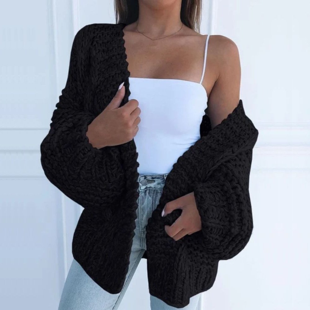 Jolanda - Elegant Oversized Grofgebreid Vest