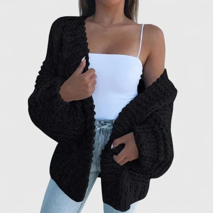 Jolanda - Elegant Oversized Grofgebreid Vest