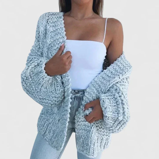 Jolanda - Elegant Oversized Grofgebreid Vest