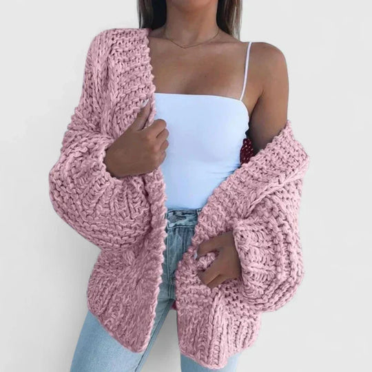 Jolanda - Elegant Oversized Grofgebreid Vest