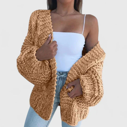 Jolanda - Elegant Oversized Grofgebreid Vest