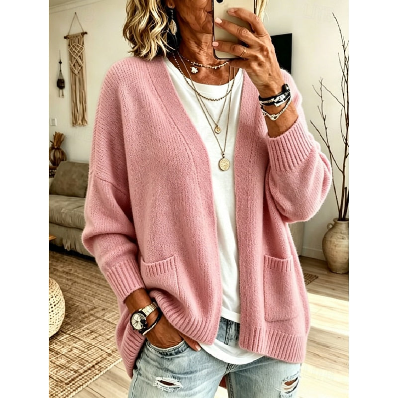 Louise - Elegant Oversized Gebreid Vest