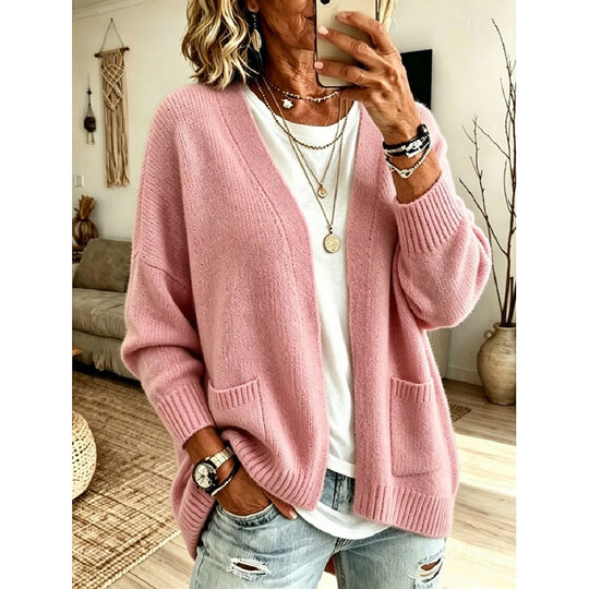 Louise - Elegant Oversized Gebreid Vest