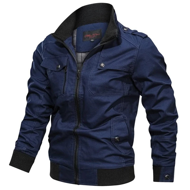 Federico | Casual Militaire Katoenen Jas