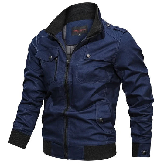 Federico | Casual Militaire Katoenen Jas