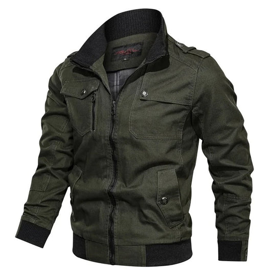 Federico | Casual Militaire Katoenen Jas