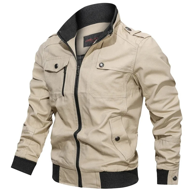 Federico | Casual Militaire Katoenen Jas