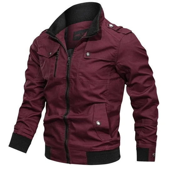Federico | Casual Militaire Katoenen Jas
