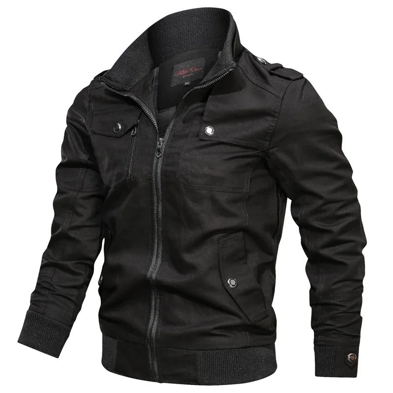 Federico | Casual Militaire Katoenen Jas