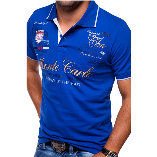 Poloshirt Heren Met Print Korte Mouw - Enzo