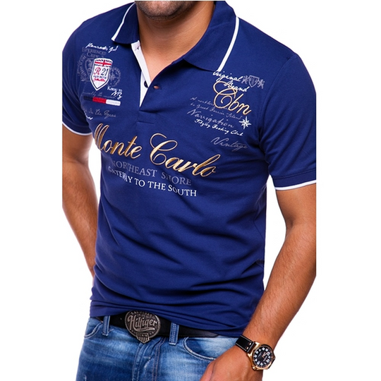 Poloshirt Heren Met Print Korte Mouw - Enzo