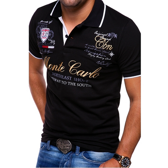 Poloshirt Heren Met Print Korte Mouw - Enzo