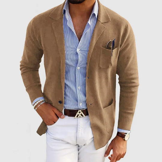 Roberto | Stijlvolle Zachte Slim Fit Blazer