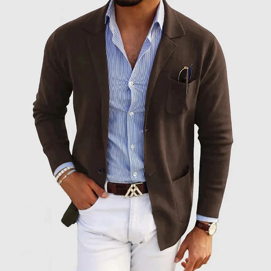 Roberto | Stijlvolle Zachte Slim Fit Blazer