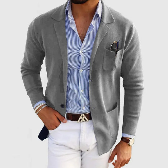 Roberto | Stijlvolle Zachte Slim Fit Blazer