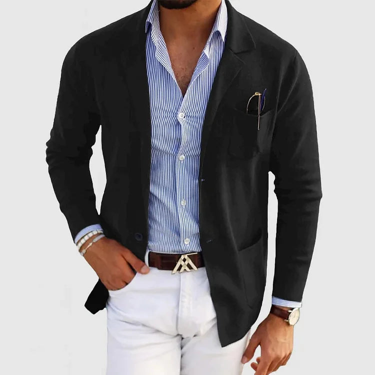 Roberto | Stijlvolle Zachte Slim Fit Blazer