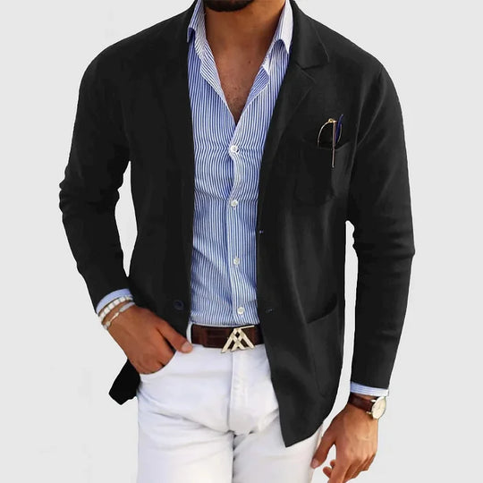 Roberto | Stijlvolle Zachte Slim Fit Blazer