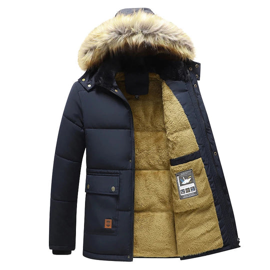 Louis - Heren Parka Winter Gevoerd