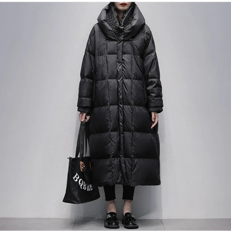 Sylvia - Elegante Oversized Gewatteerde Winterjas