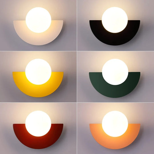 Summit - Wandlamp modern half rond