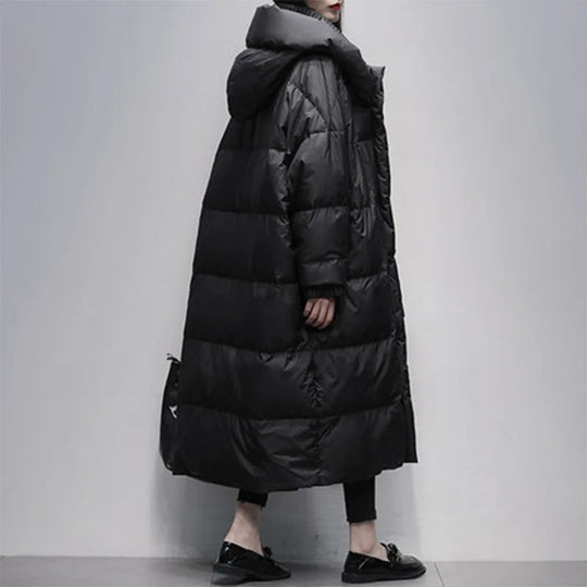 Sylvia - Elegante Oversized Gewatteerde Winterjas