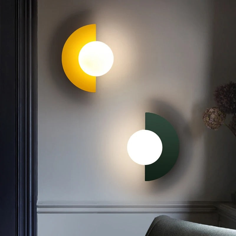Summit - Wandlamp modern half rond