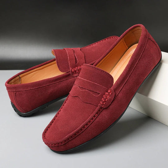 Louis - Loafers Suède Verfijnd Heren