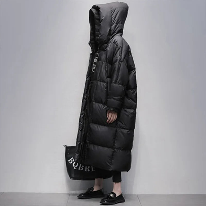Sylvia - Elegante Oversized Gewatteerde Winterjas