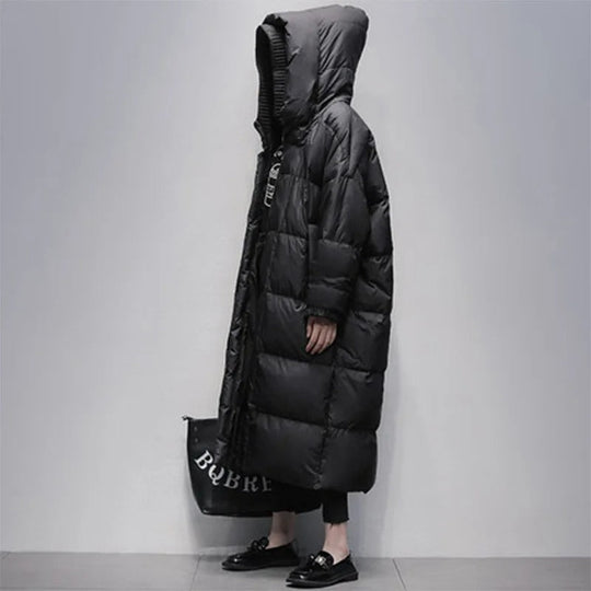 Sylvia - Elegante Oversized Gewatteerde Winterjas