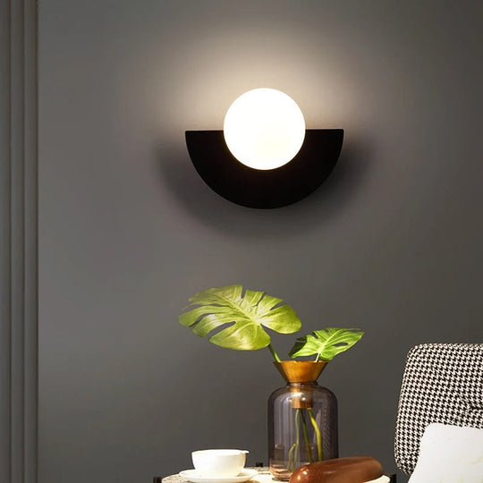 Summit - Wandlamp modern half rond