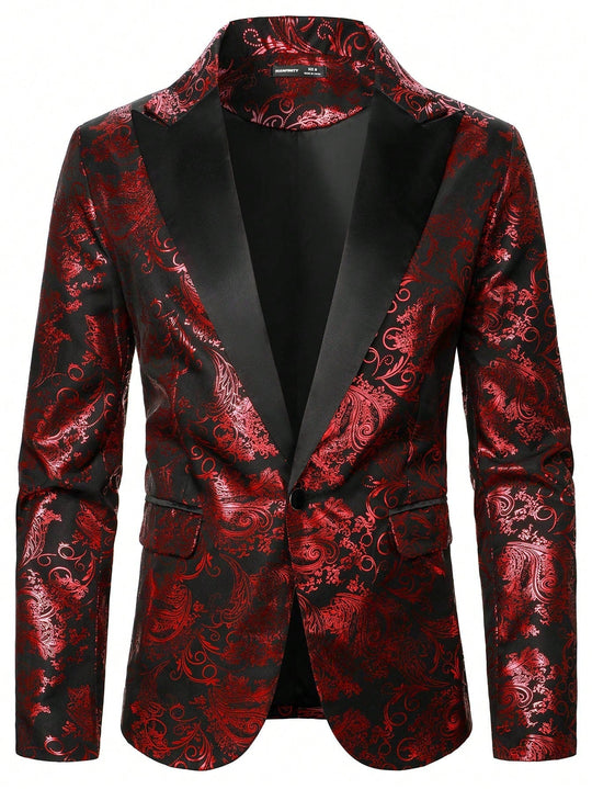 Giulio | Stijlvolle Feestelijke Paisley Blazer