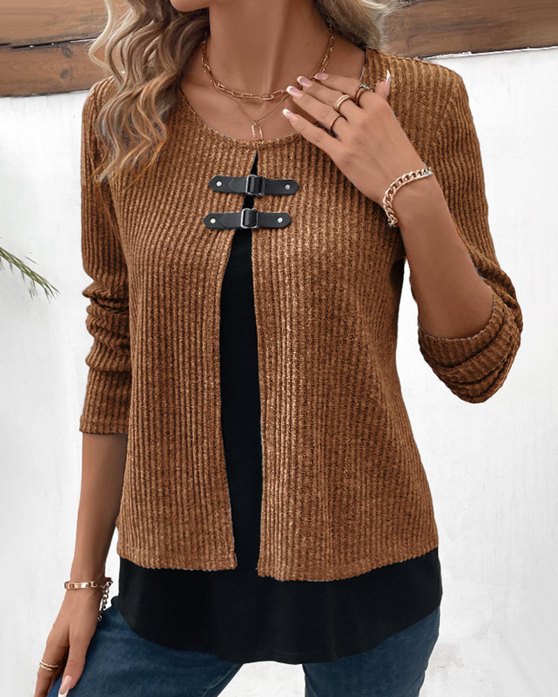 Sanne - Stijlvolle Mouwloze Gebreide Top
