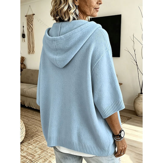 Catherine - Stijlvolle Oversized Gebreide Hoodie