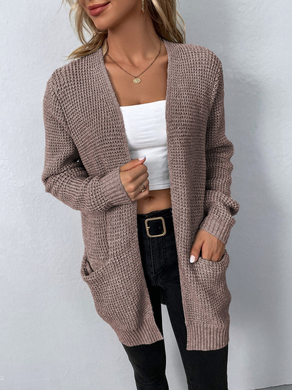 Annemarie - Stijlvol Oversized Grofgebreid Vest