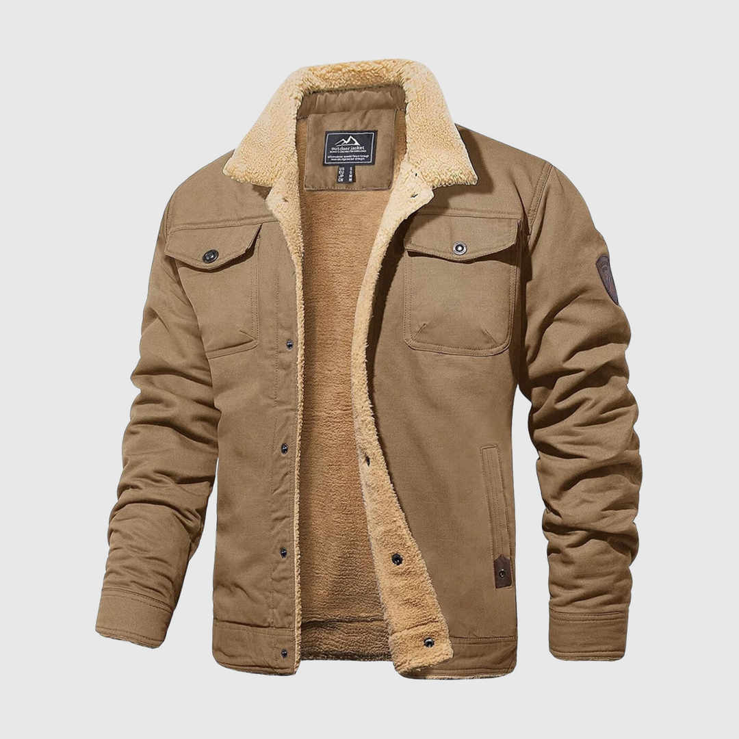 Riccardo | Casual Warme Gevoerde Teddy Jas