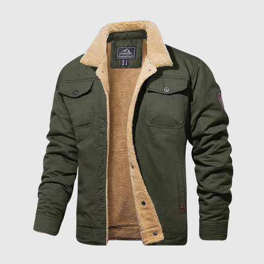 Riccardo | Casual Warme Gevoerde Teddy Jas