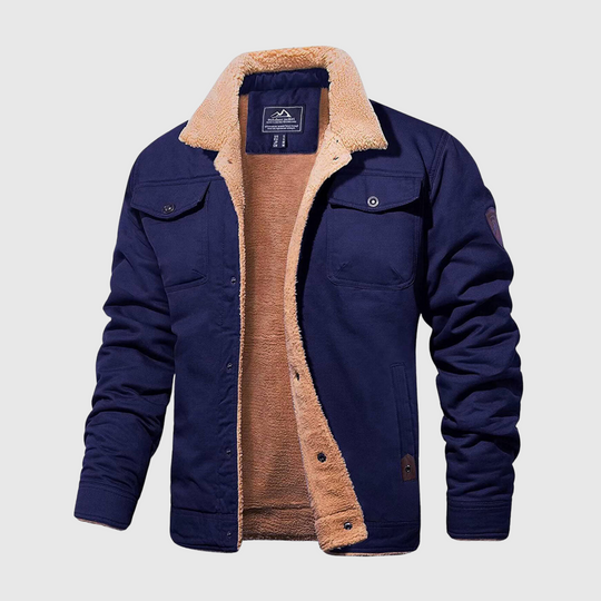 Riccardo | Casual Warme Gevoerde Teddy Jas