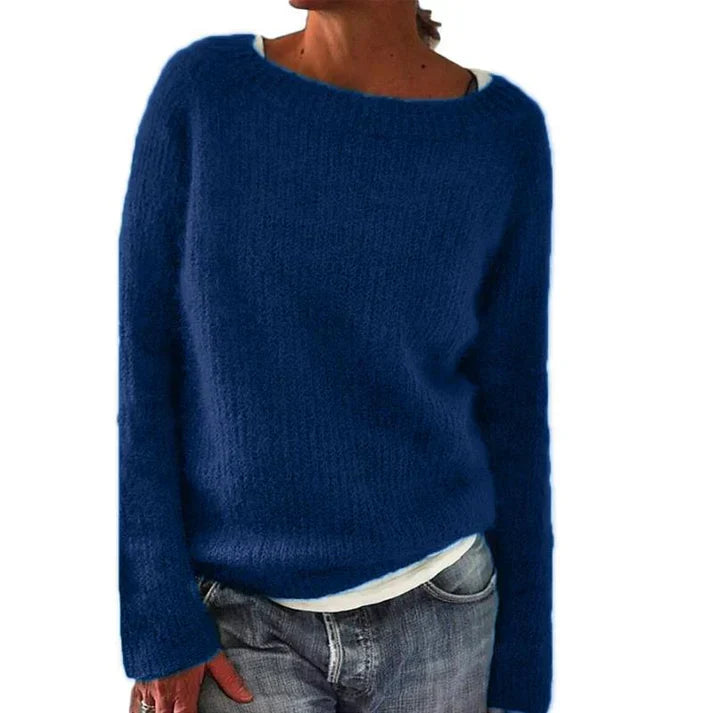 Nina - Elegante Gebreide Ronde Hals Trui