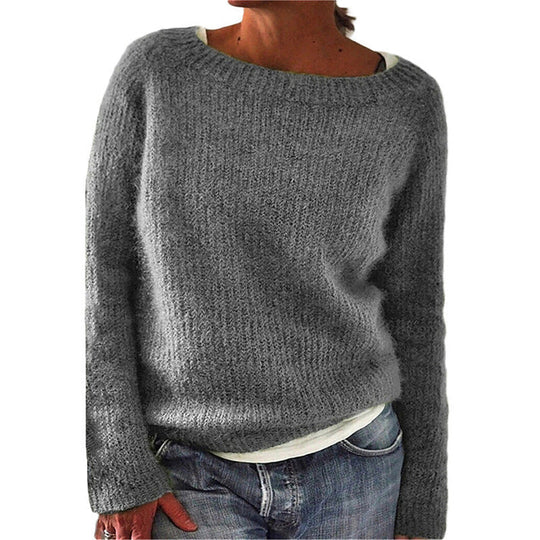 Nina - Elegante Gebreide Ronde Hals Trui