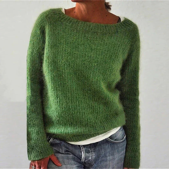 Nina - Elegante Gebreide Ronde Hals Trui