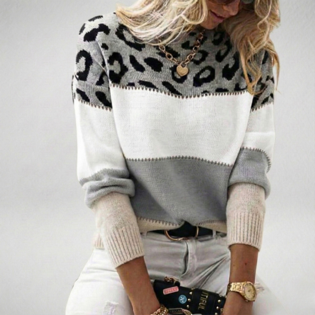 Louise | Stijlvolle Luipaard Print Trui