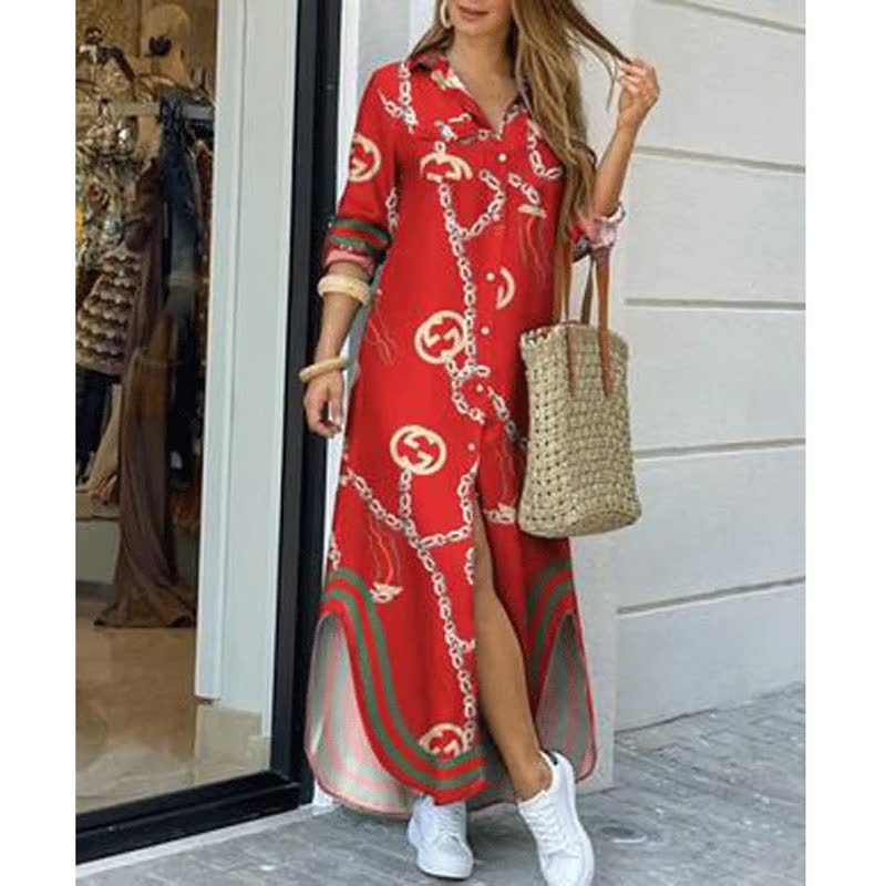 Ingrid - Trendy Maxi Jurk