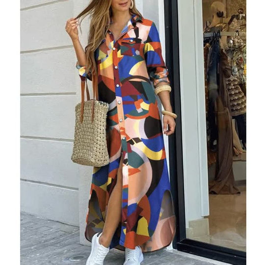 Ingrid - Trendy Maxi Jurk