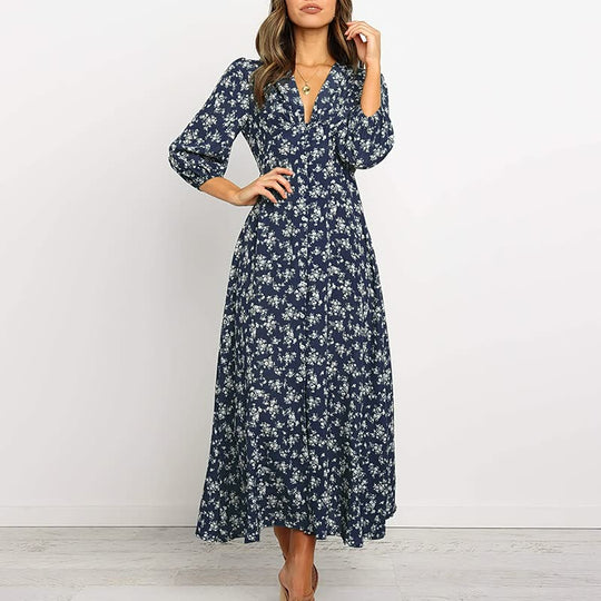 Nathalie - Elegante Maxi Jurk